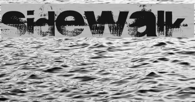 sidewalk Font examples