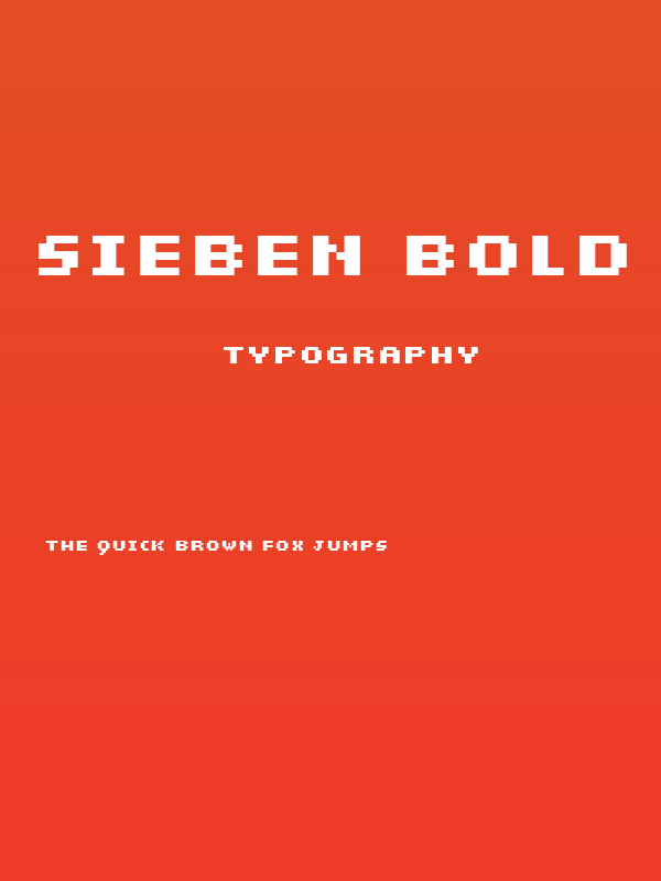 sieben Bold Poster