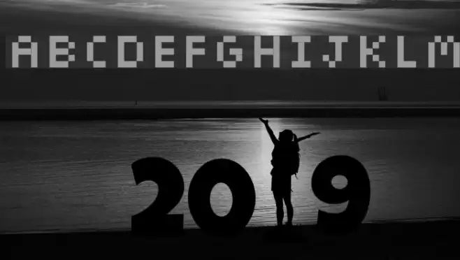 sieben Font examples