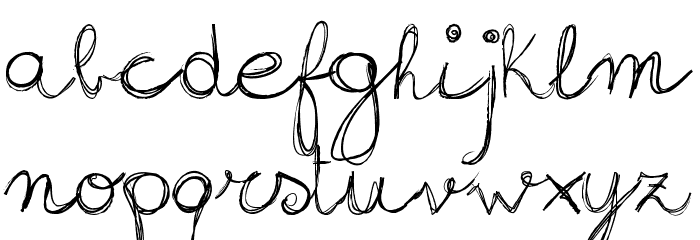 sign-handwriting_demo-version Font LOWERCASE