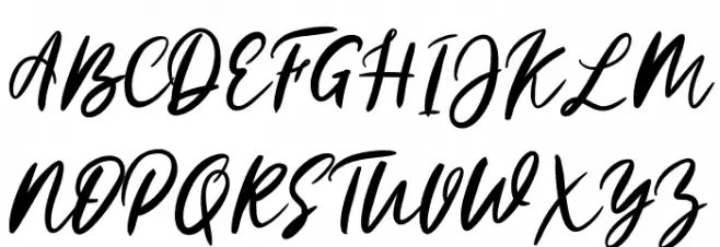 signaKirana-Delova Font Litere mari