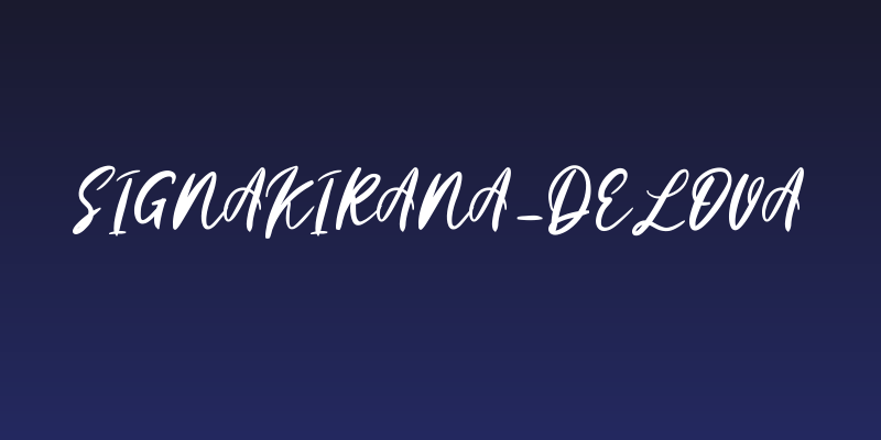 signaKirana-Delova Social Header