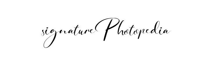 signature Photopedia  لخطوط تنزيل