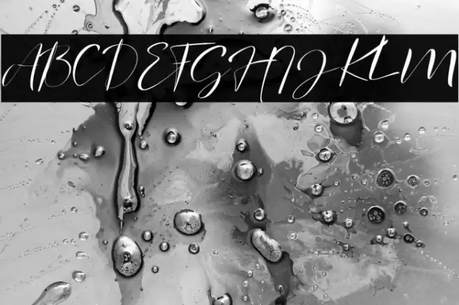 signature Photopedia Font examples