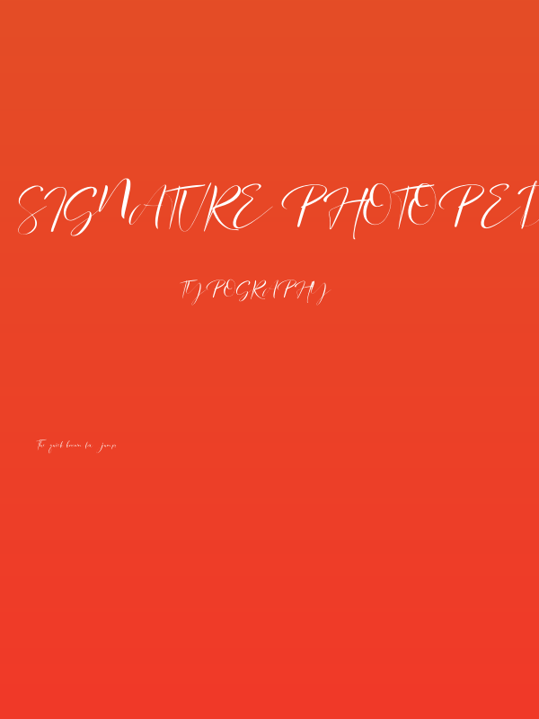 signature Photopedia Poster