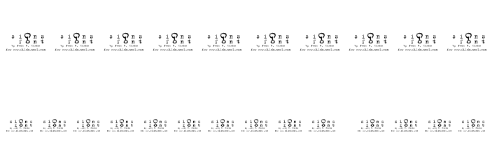 signs - zeichen 2.0 Font OTHER CHARS