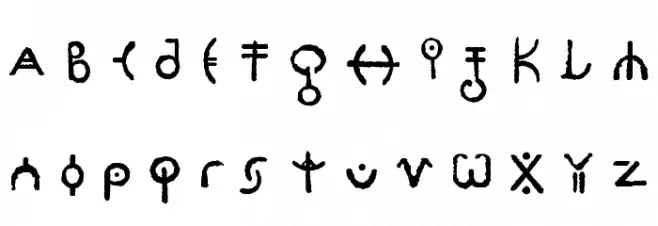signs - zeichen 2.0 フォント 大文字