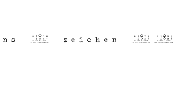 signs - zeichen 2.0 Logo