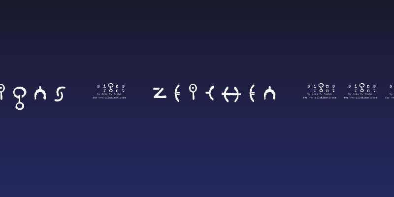 signs - zeichen 2.0 Social Header