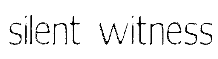 silent witness Font