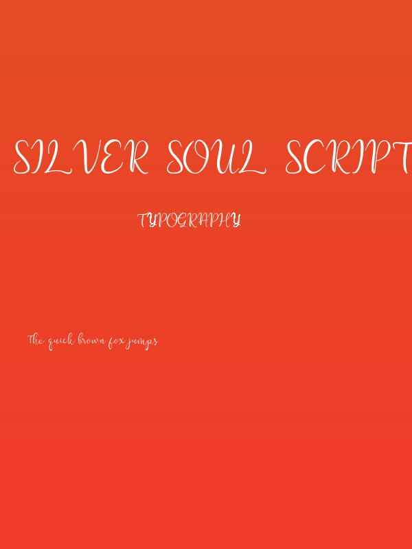 silver soul Script Poster