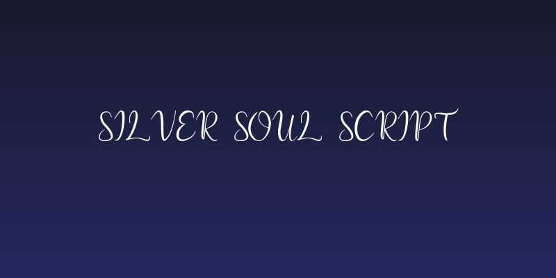 silver soul Script Social Header