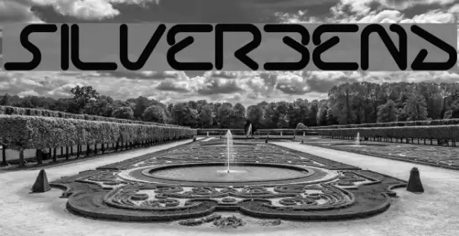 silverbend Font examples