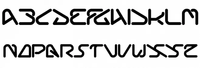 silverbend خط أحرف صغيرة