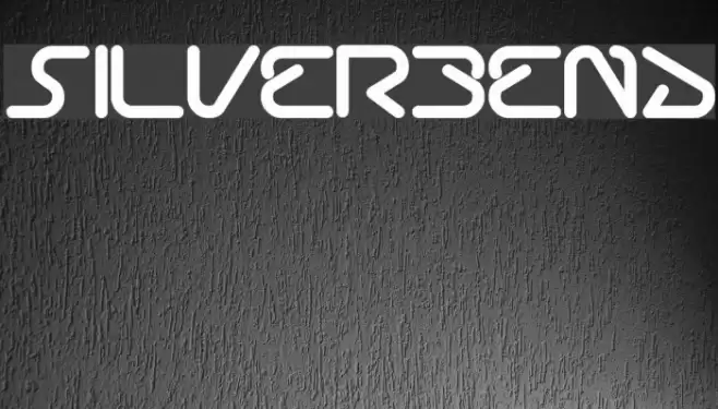 silverbend Font examples