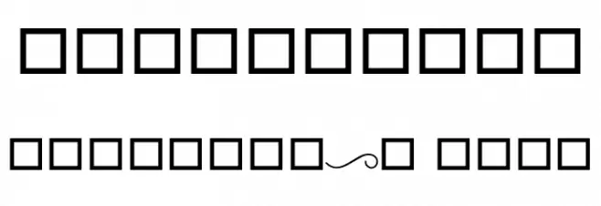 silverstar Font OTHER CHARS