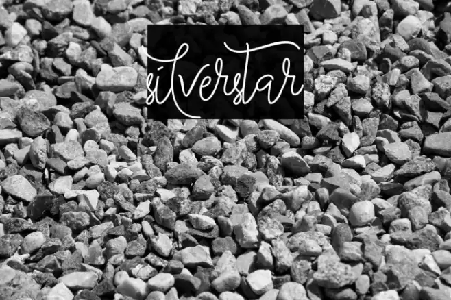 silverstar Font examples