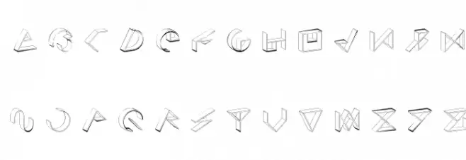 simo cosmo type 字体 大写