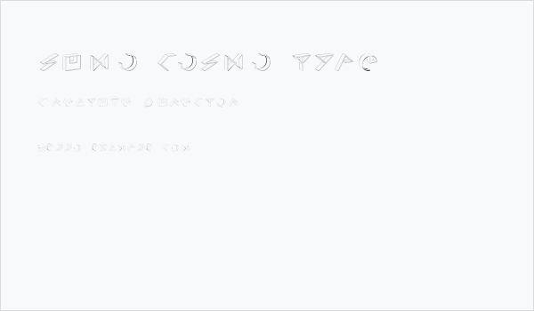 simo cosmo type Business Card