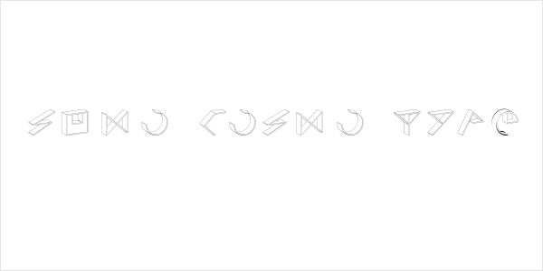 simo cosmo type Logo