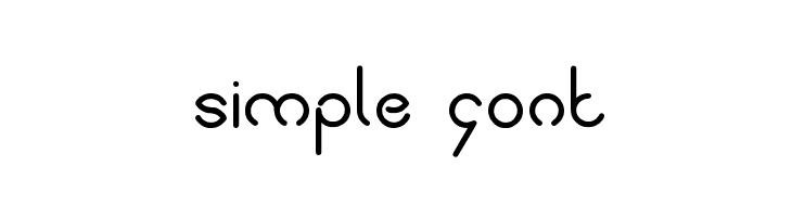 simple font  Fuentes Gratis Descargar