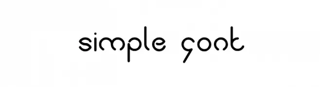 simple font  नि: शुल्क फ़ॉन्ट्स डाउनलोड