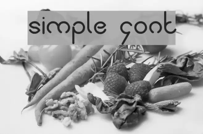 simple font Шрифта examples