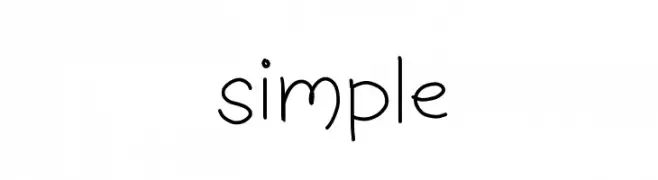 simple  Fuentes Gratis Descargar