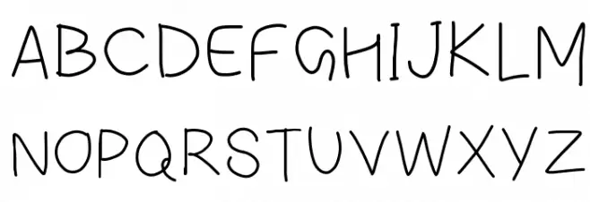 simple Шрифта ВЕРХНИЙ