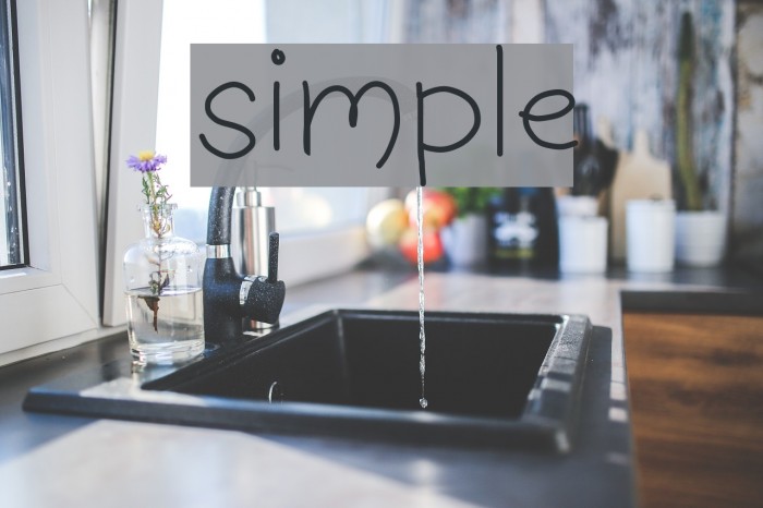 simple Font examples