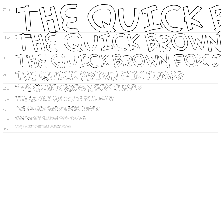 simplehand outline Waterfall