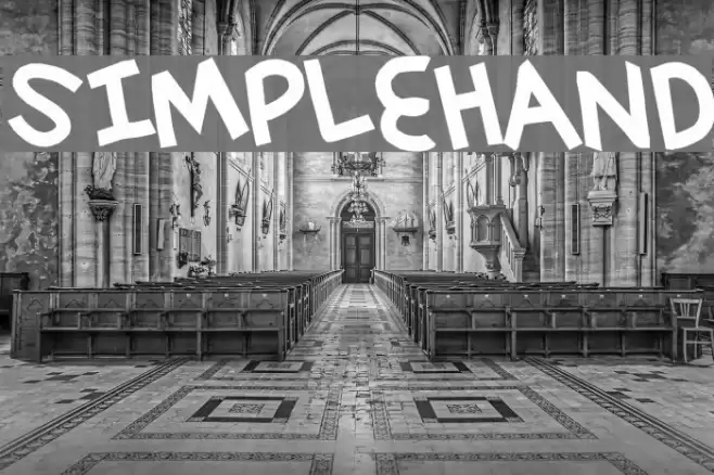 simplehand Font examples