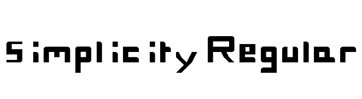 simplicity Regular Font