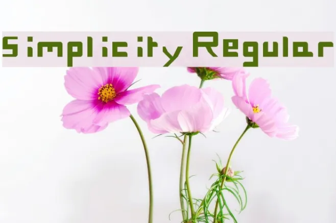 simplicity Regular Example 3