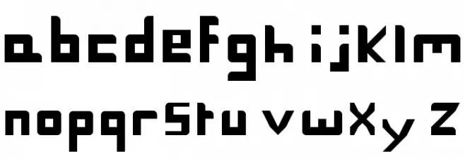 simplicity Regular 字体 小写