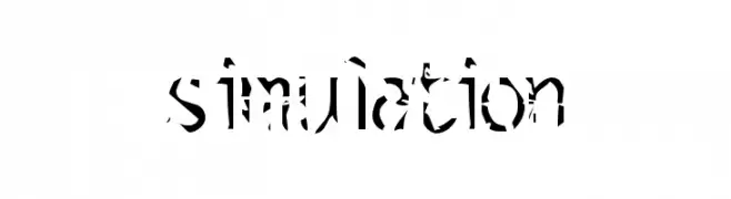 simulation  Free Fonts Download