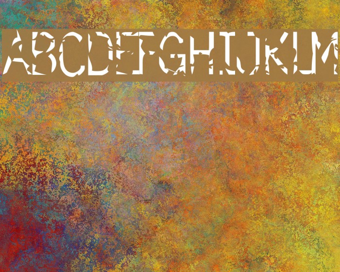 simulation Font examples