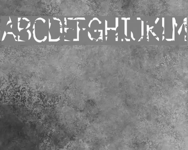 simulation Font examples
