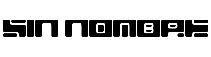 sin nombre फ़ॉन्ट