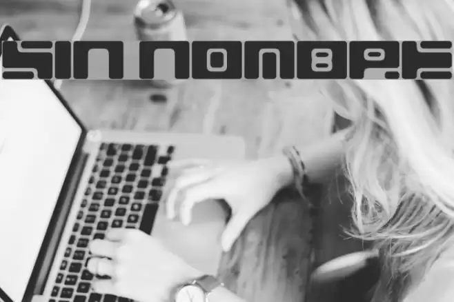 sin nombre Schriftart examples