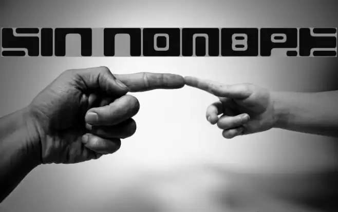 sin nombre Schriftart examples