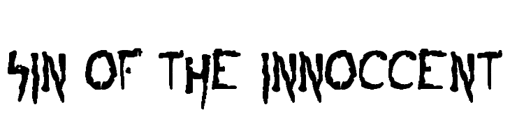 sin of the innoccent  لخطوط تنزيل