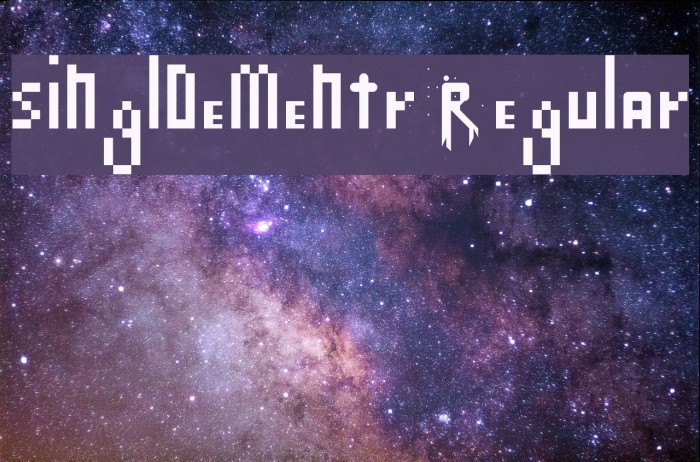 singlDementr Regular Example 1