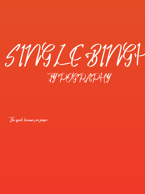 single binghod Poster