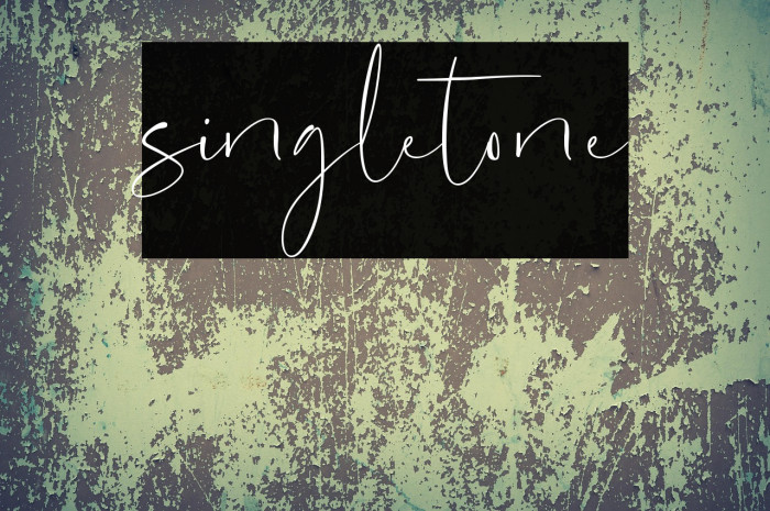 singletone Example 3