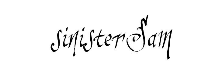 sinisterSam  नि: शुल्क फ़ॉन्ट्स डाउनलोड