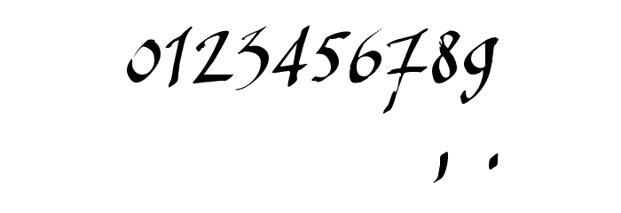 sinisterSam Font OTHER CHARS
