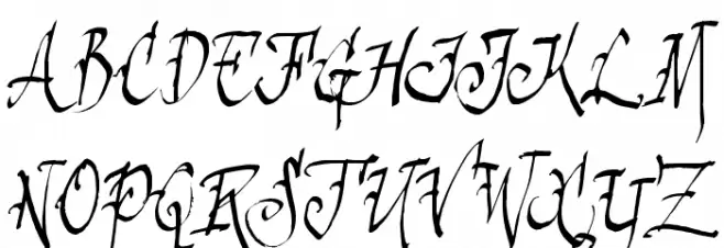sinisterSam Шрифта ВЕРХНИЙ
