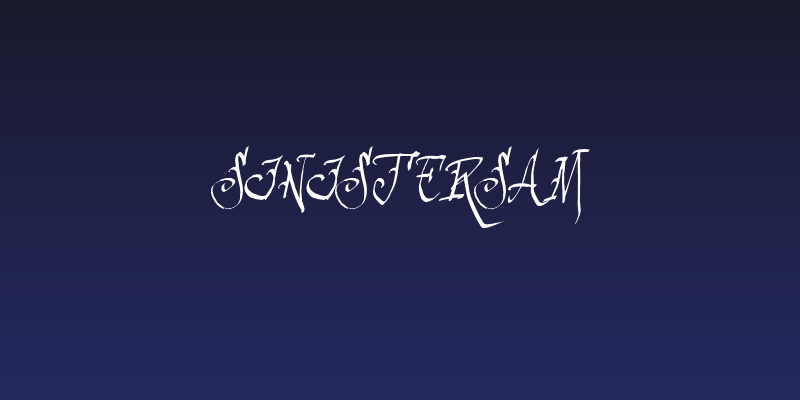 sinisterSam Social Header