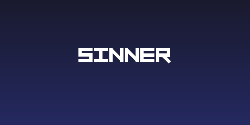 sinner Social Header